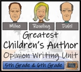 Greatest Children's Author Opinion Writing Unit | 5th Grad