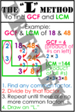 Greatest Common Factor (GCF) and Least Common Multiple (LC