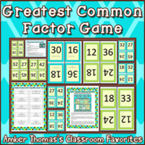 Greatest Common Factor Game