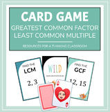 Greatest Common Factor + Least Common Multiple Card Game