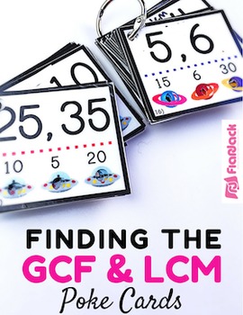 Preview of Greatest Common Factor & Least Common Multiple Game (CCSS Based)