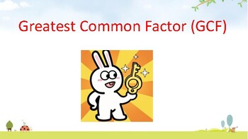 Preview of Greatest Common Factor explanation