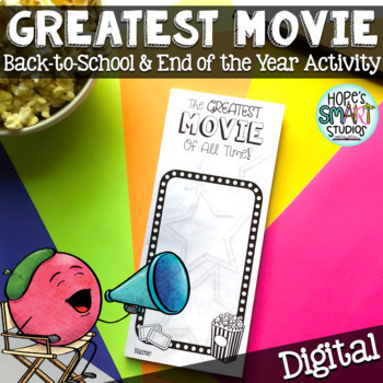 Preview of Greatest Movie Brochure -  Informational Text, Research Project and Movie Review
