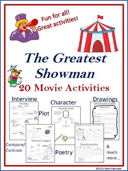 Preview of Greatest Showman: 20 Activities