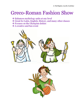 Preview of Greco-Roman Fashion Show