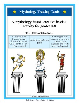 Preview of Greco-Roman Mythology Trading Cards
