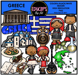 Greece Clip Art Bundle {Educlips Clipart}