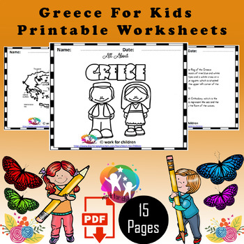 Preview of Greece For Kids