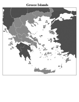 Greece Island Crossword by Northeast Education TpT