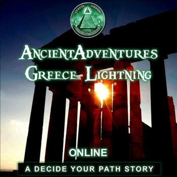 Preview of Greece Lightning! ONLINE-Ancient Adventures - Reading Comprehension & Vocabulary