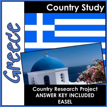 Preview of Greece NO PREP Country Study - Research Project - EASEL Included