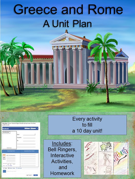 Preview of Greece and Rome: A Virtual Unit Plan