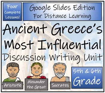 Preview of Ancient Greece Opinion Writing Unit Digital & Print | 5th Grade & 6th Grade