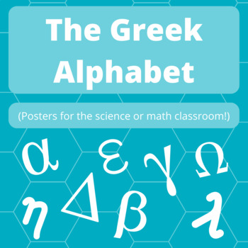 Preview of Greek Alphabet Posters