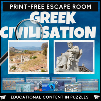 Preview of Greek Civilisation Escape Room