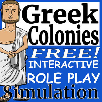 Preview of Greek Colonies Simulation - Ancient Greece Activity