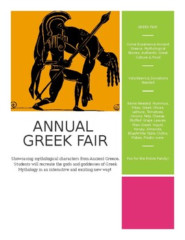 Preview of Greek Fair Flyer