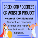 Greek God/Goddess or Monster Project 
