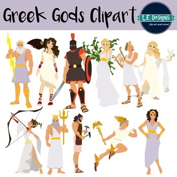 Preview of Greek Gods Clipart