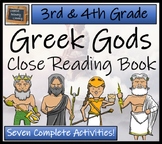 Greek Gods Close Reading Comprehension Book | 3rd Grade & 