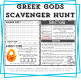 Greek Gods Scavenger Hunt (No Prep!)