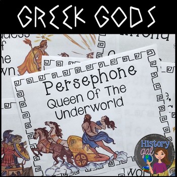 Preview of Greek Gods Printables
