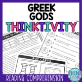 Greek Gods Thinktivity™ Reading Comprehension - Greek Myth