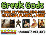 Greek Gods (Titans, Olympians, Hellenism, influence on Romans, planets & more)