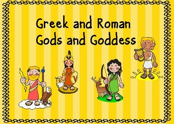 Preview of Greek Gods and Goddesses Boom Cards