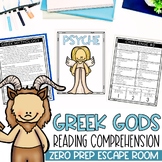 Greek Gods and Goddesses Escape Room for 3rd, 4th, 5th Gra