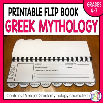 Preview of Greek Gods and Goddesses -- Flip Book -- Mount Olympus -- Greek Mythology