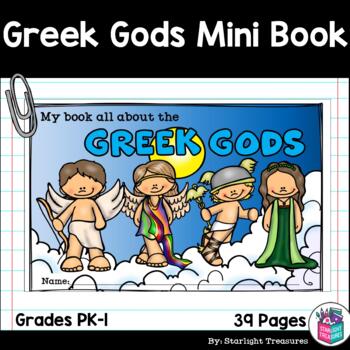 Preview of Greek Gods and Goddesses Mini Book for Early Readers - Greek Mythology