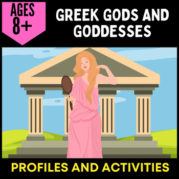 Preview of Greek Gods and Goddesses Profile Handouts, Quiz and Activities