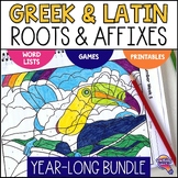 Greek & Latin Affixes & Roots 40 Week Study : Activities, 