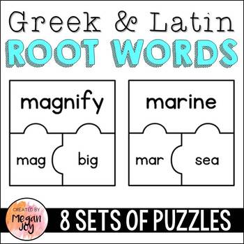 Preview of Greek & Latin Root Word Puzzles