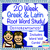 Greek and Latin Roots, Prefixes and Suffixes Word Study Differentiated
