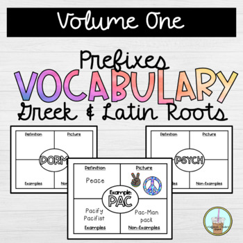 Preview of Greek & Latin Root Word and Prefix Vocabulary Part One | Digital Resource |