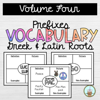 Preview of Greek & Latin Root Word and Prefix Vocabulary Part Four | Digital Resource |