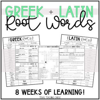 Preview of Greek & Latin Root Words