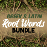 Greek & Latin Root Words, Prefixes, Suffixes - Bundle of V
