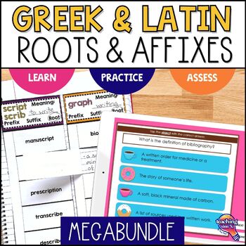 Preview of Greek & Latin Roots & Affixes 40 Week MEGABUNDLE DIGITAL & PRINTABLE