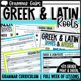 Greek & Latin Roots - Affixes Grammar Worksheets, Activiti