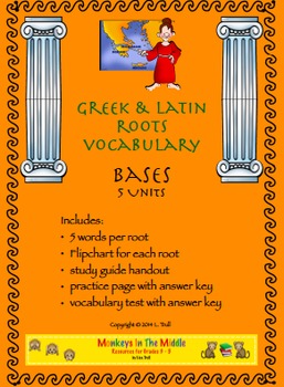 Preview of Greek & Latin Roots Bases Unit