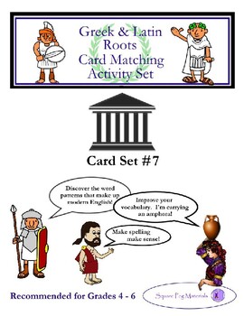 Preview of Greek & Latin Roots - Card Deck 7