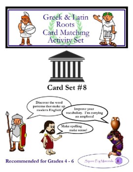 Preview of Greek & Latin Roots - Card Deck 8