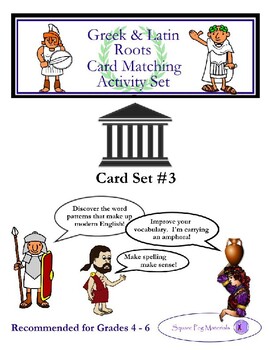 Preview of Greek & Latin Roots - Card Set 3