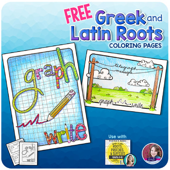 Preview of Greek and Latin Roots - FREE Printable Activity Pages