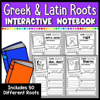 Preview of Greek & Latin Roots Interactive Notebook