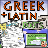 Greek & Latin Roots Presentation + Doodle Pages