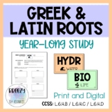 Greek & Latin Roots Study - Print & Digital